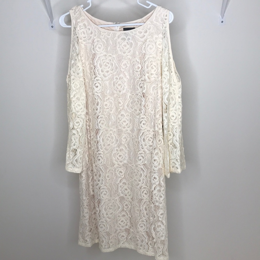 Lace white dress